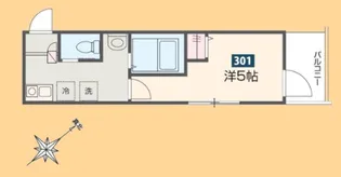 MELDIA成増【3階】の間取り
