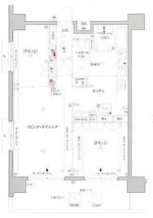 クリオ要町壱番館【6階】の間取り
