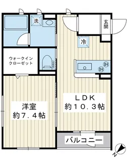 グランディール【2階】の間取り