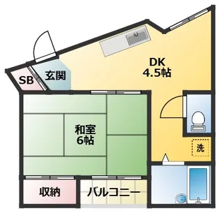 なり駒第3ビル【3階】の間取り