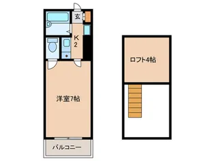 サンシャイン高丸【2階】の間取り