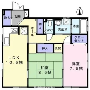 ハイムマツムラ【1階】の間取り