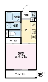 ソラーナエル【2階】の間取り