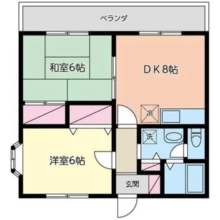 神奈川県川崎市麻生区千代ケ丘9【アパート】の間取り
