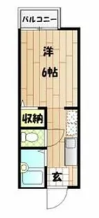 アーバンドエル【1階】の間取り