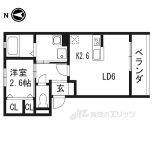 アルヴィータ【1階】の間取り