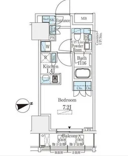 浅草田原町レジデンス【9階】の間取り
