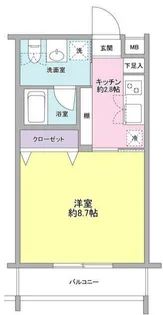 ノーブ新百合【3階】の間取り