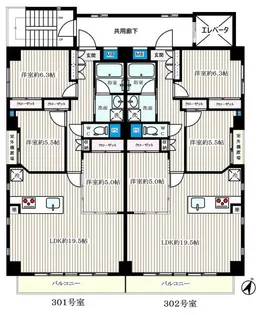 グッドヒル北浦和9【3階】の間取り