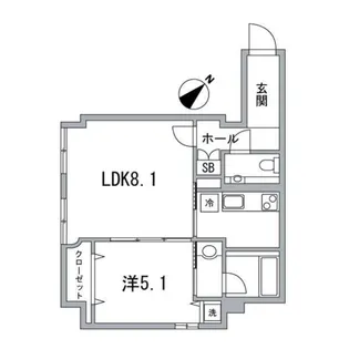 ロイヤル赤坂サルーン【4階】の間取り