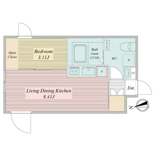 LiveFlat馬込【3階】の間取り
