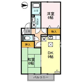 ファミリア・フローラ【1階】の間取り