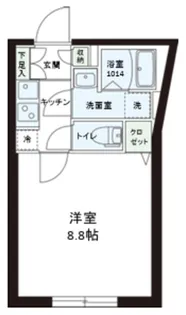 プロスタイルウェルス墨田【1階】の間取り