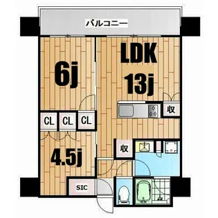 THE YOKOHAMA FRONT TOWER【29階】の間取り