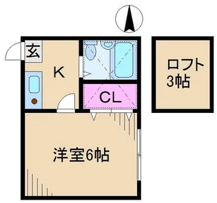コーポ広央【2階】の間取り