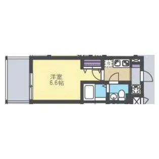 フロンティアコンフォート菊名ステーションWEST【2階】の間取り