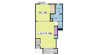 アドニス C【1階】の間取り