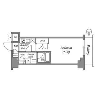 SHOKEN Residence八王子【5階】の間取り