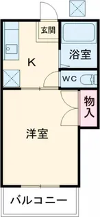 内久ハイツ【2階】の間取り