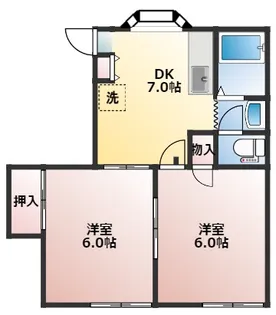 フローラルシティ【1階】の間取り