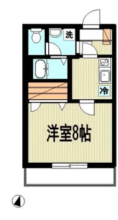 メゾンダンジュNY【1階】の間取り