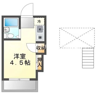 ルネコート【1階】の間取り