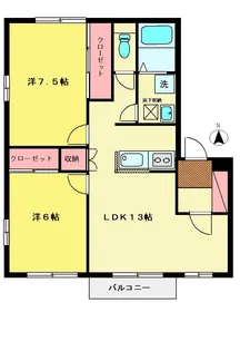 サンセール【1階】の間取り