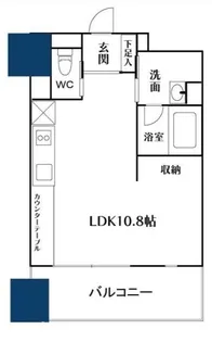 LIFE GRANDE HAKATA【7階】の間取り