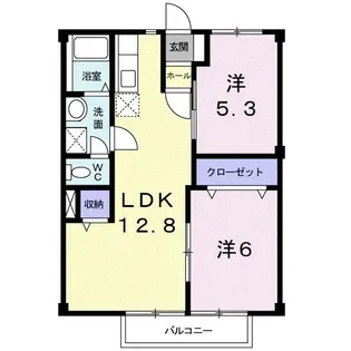 ニューシティ斉藤東【2階】の間取り