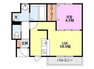 アルストロメリア【1階】の間取り