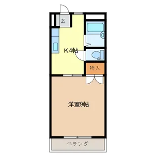 ハイムINパルC【2階】の間取り