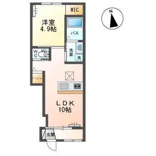 ソレイユ・K【1階】の間取り