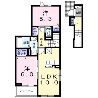 バーミィ ブリーズ【2階】の間取り