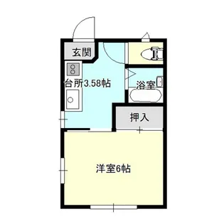 ジュネスまちや【1階】の間取り