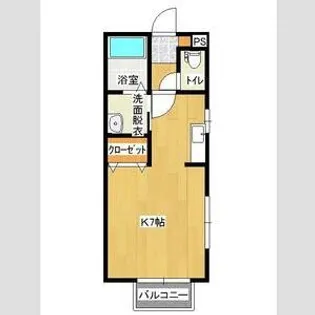 メゾン・ソレイユII【1階】の間取り