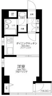 コスモ東池袋【5階】の間取り