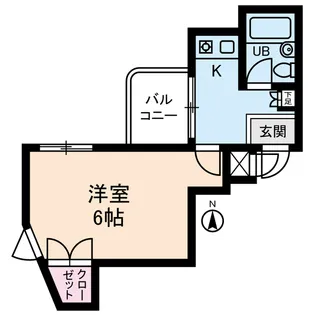 21オギサカ志村坂上【6階】の間取り