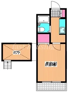 エジャンス東小金井【2階】の間取り