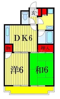 アセット市川【3階】の間取り