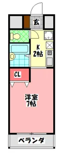 CASA ROSEHILL(カーサ・ローズヒル)【4階】の間取り