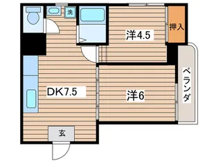 米田ビル【4階】の間取り