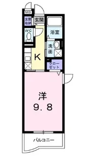 リバーストーン3【3階】の間取り
