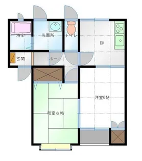 ブラウンパレット【2階】の間取り