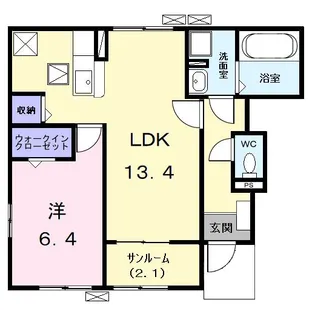 カンファタブル_KI【1階】の間取り