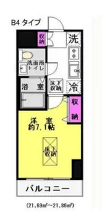 ルネスアヴニール【6階】の間取り