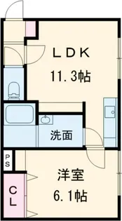 SIDE GATEII【2階】の間取り
