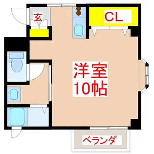 アイ・ユー・コーポ【3階】の間取り