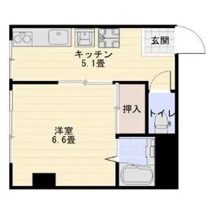 ル・ベリエ【4階】の間取り