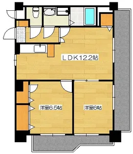 プレステージ国分II【3階】の間取り