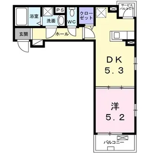 オンブラージュ【3階】の間取り